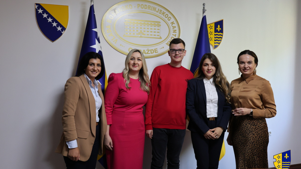 Ministrica Adisa Alikadić-Herić upriličila prijem za mladog inovatora Ahmeda Guša