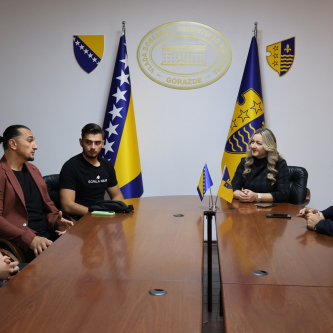 Upriličen prijem za Adnana Kadića, osvajača bronzane medalje na Evropskom prvenstvu u kickboxu